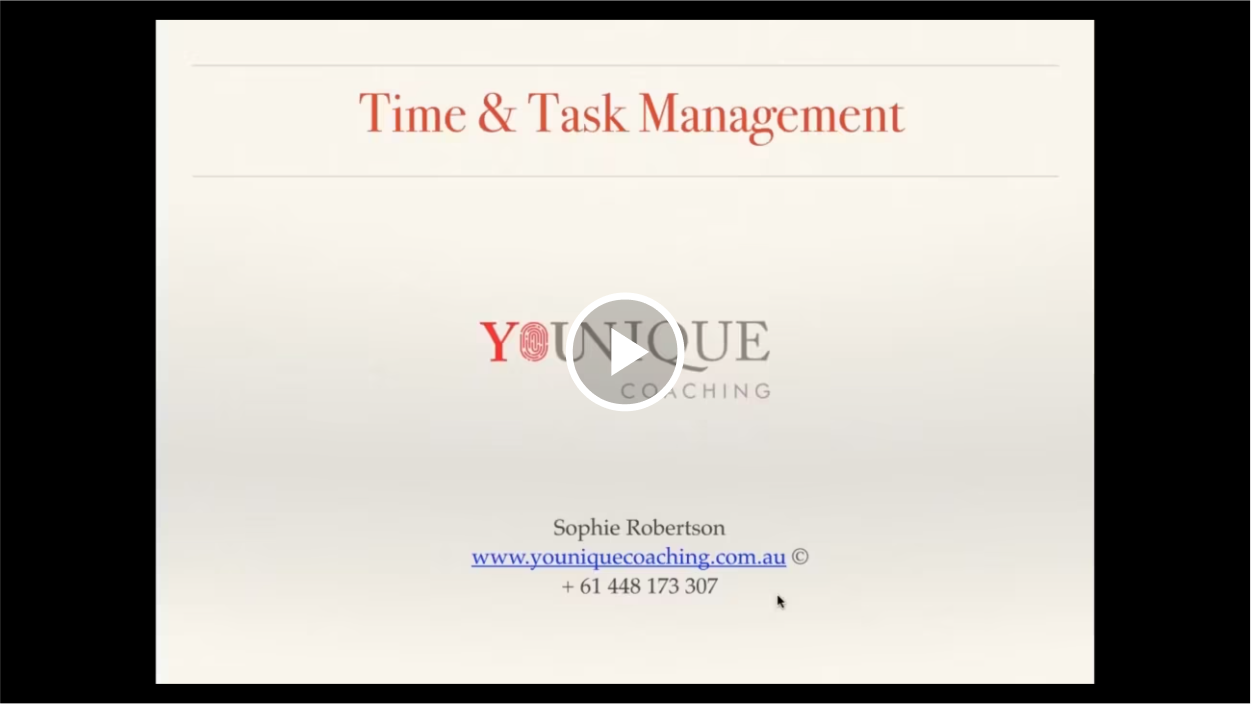 How to manage your time and tasks